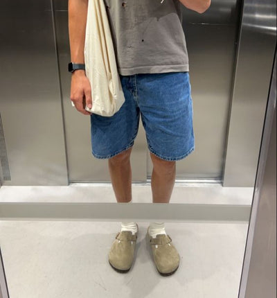 Customer styling Cloggs clogs with jeans